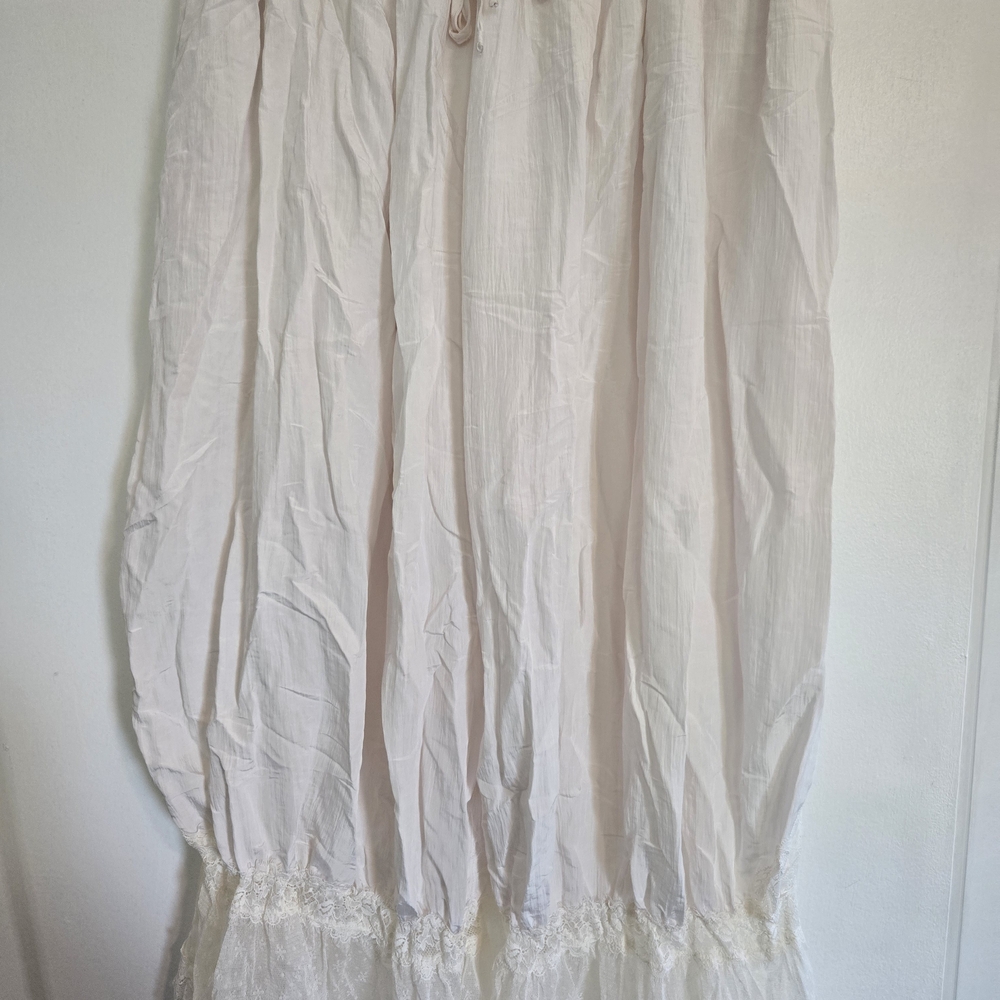 Free People Intimately Forever Young   White Alyssum Lace Trim Pants RET $98 New - Picture 4 of 10